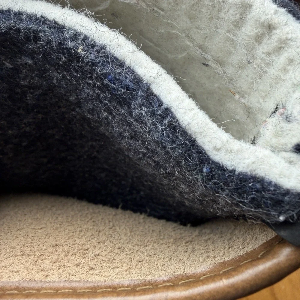 Vintage Kaufman Sorel‎ Premium Leather Snow Boots Size 10 Made in Canada Layer